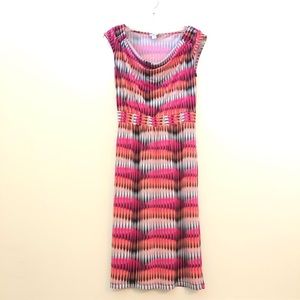 Bright patterned dress